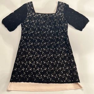 Women’s Black Lace Minty Mini Dress